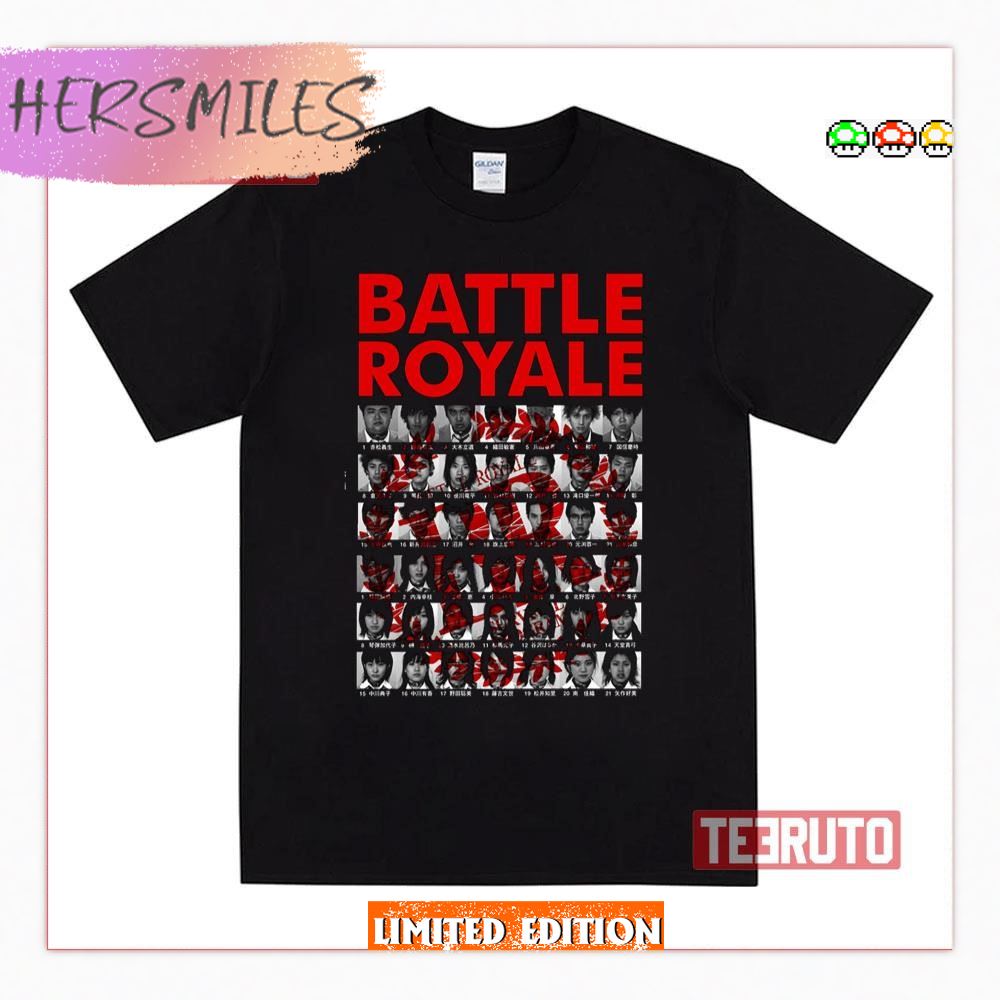 All Characters Battle Royale Movie T-Shirt