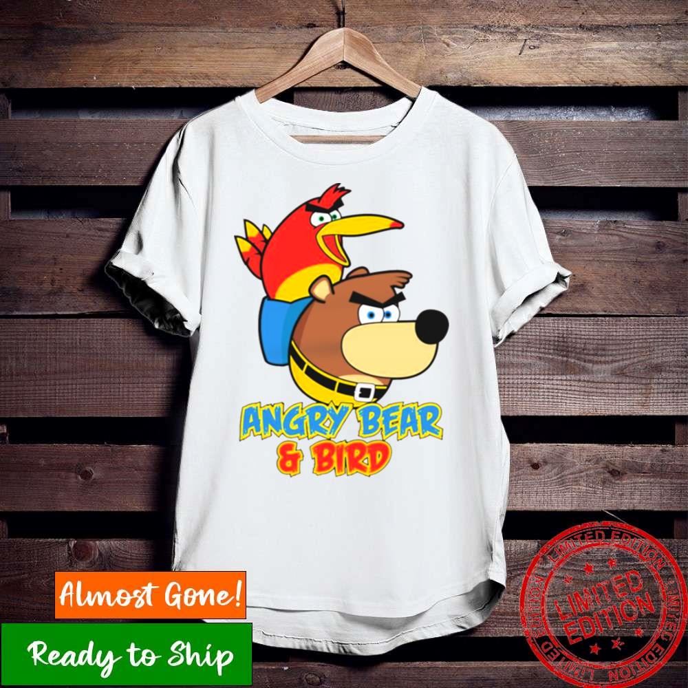 Angry Bear & Bird Parody Banjo & Kazooie Shirt