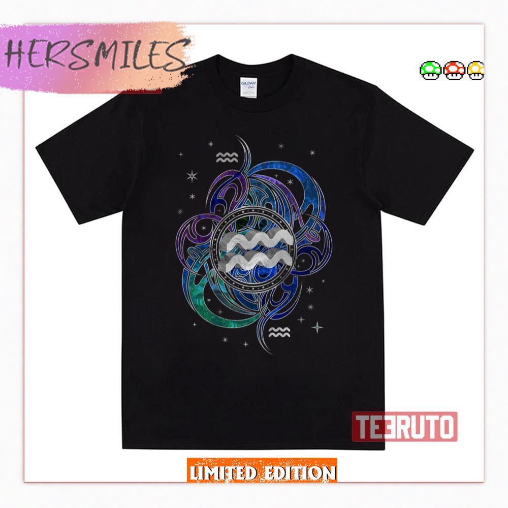 Aquarius Zodiac Sign Air Element Shirt