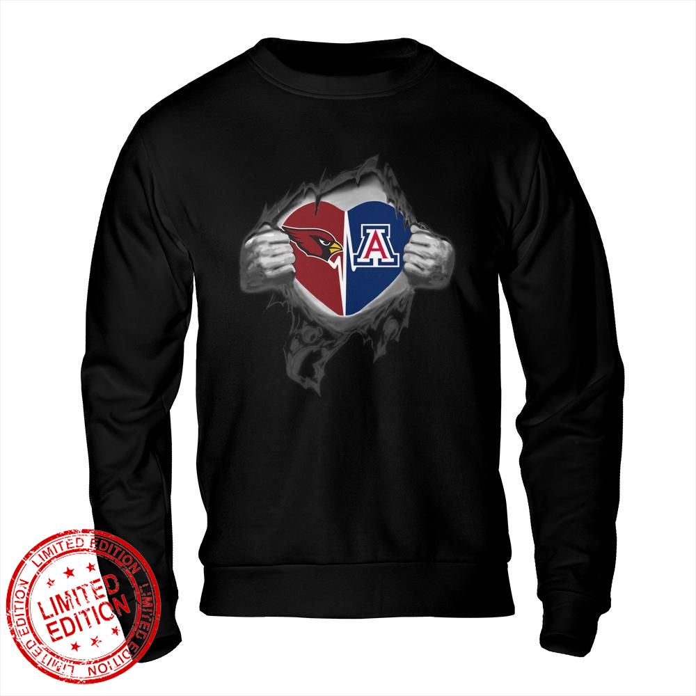 Arizona Cardinals Wildcats In My Heartbeat Shirt
