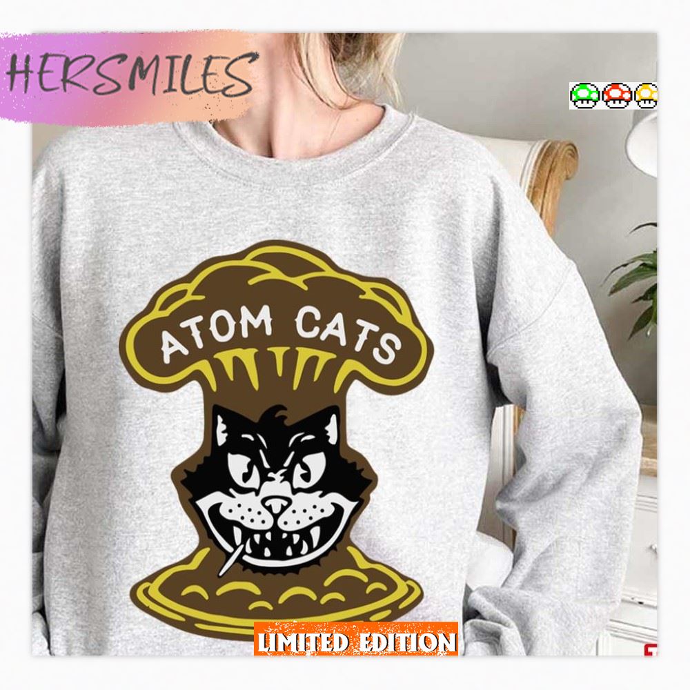 Atom Cats Emblem Fallout Game T-Shirt