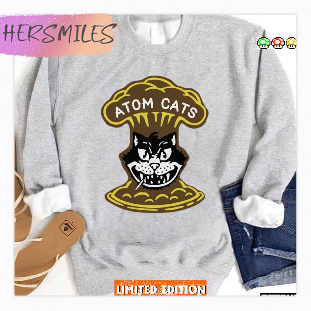Atom Cats Emblem Fallout Game T-Shirt