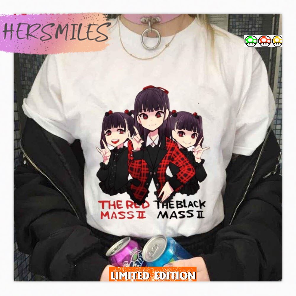 Babymetal Band The Red Mass The Black Mass Shirt