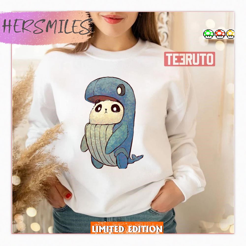 Baleen Panda Cosplay Humpback Whale T-Shirt