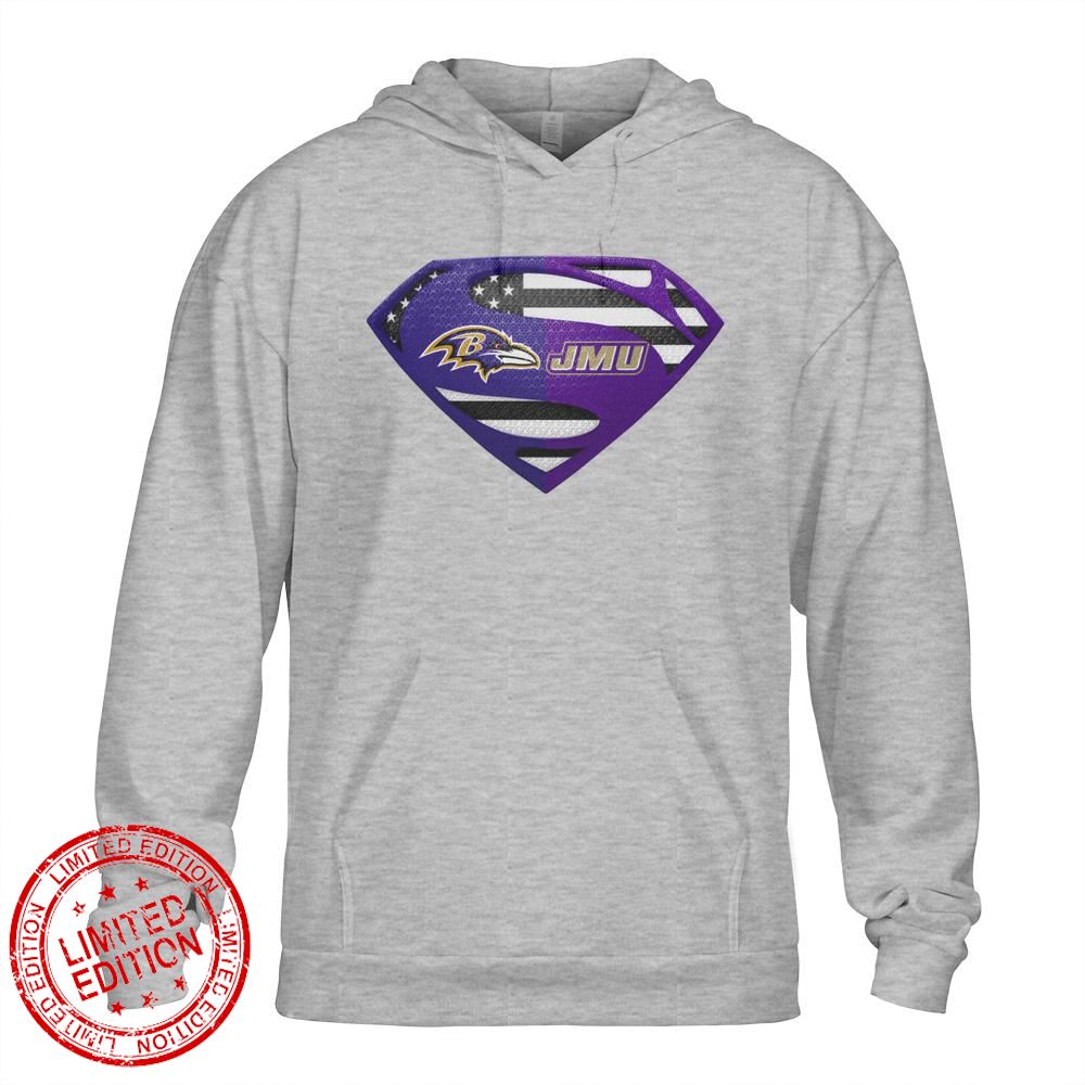 Baltimore Ravens Jmu Superman Logo Us Flag Shirt Baltimore Ravens Jmu Superman Logo Us Flag Shirt