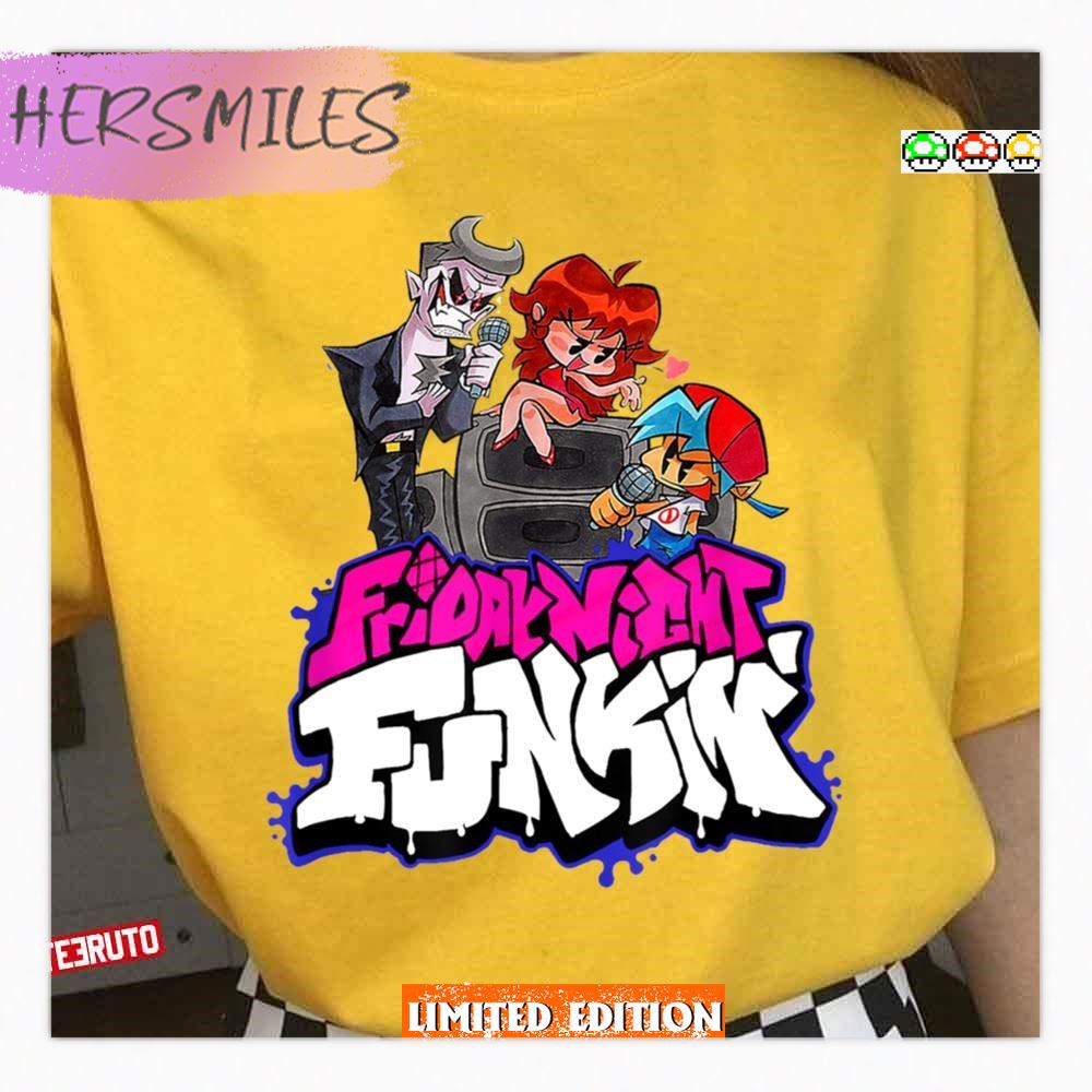 Battle Rap Collage Design Friday Night Funkin T-Shirt