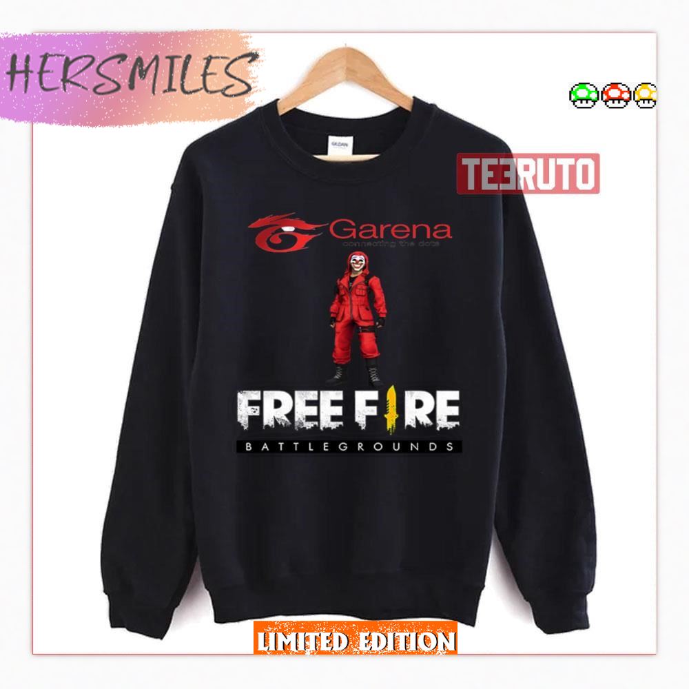 Battlegrounds Logo Garena Free Fire Game T-Shirt Battlegrounds Logo Garena Free Fire Game T-Shirt