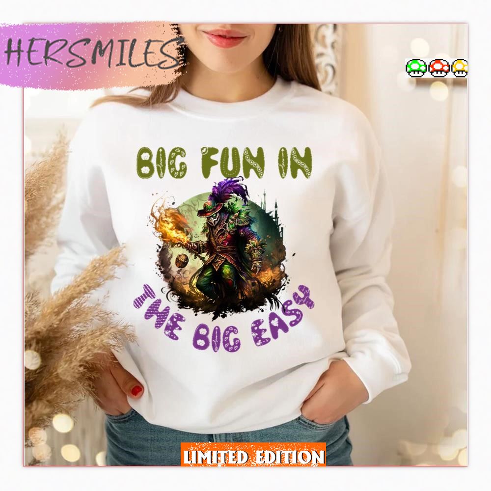 Big Fun In Mardi Gras With My Gnomies T-Shirt