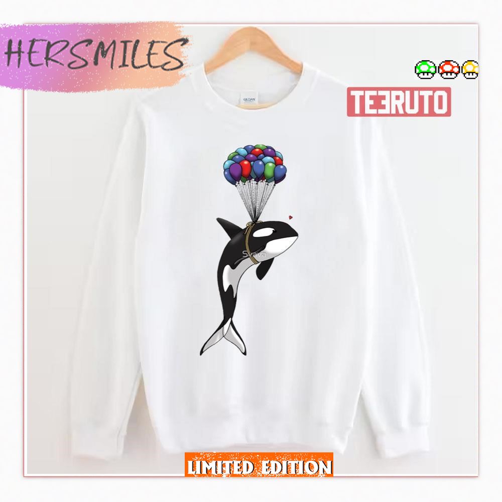 Big Orca Bigger Dreams Balloon T-Shirt