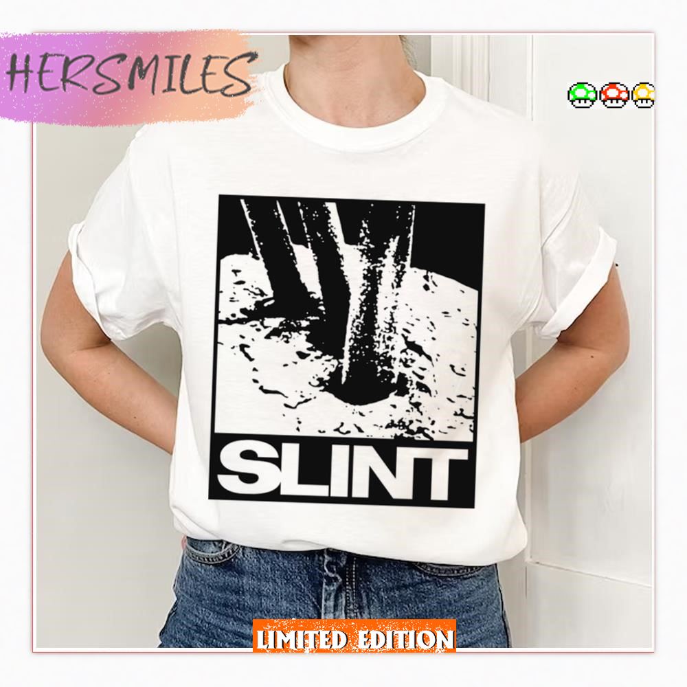 Black And White Design The Slint T-Shirt Black And White Design The Slint T-Shirt