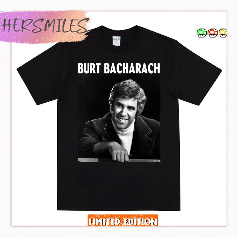 Black And White Portrait Burt Bacharach T-Shirt