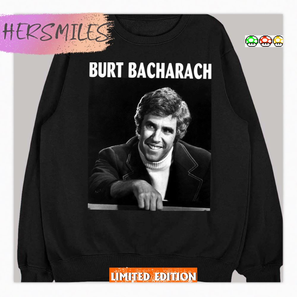 Black And White Portrait Burt Bacharach T-Shirt