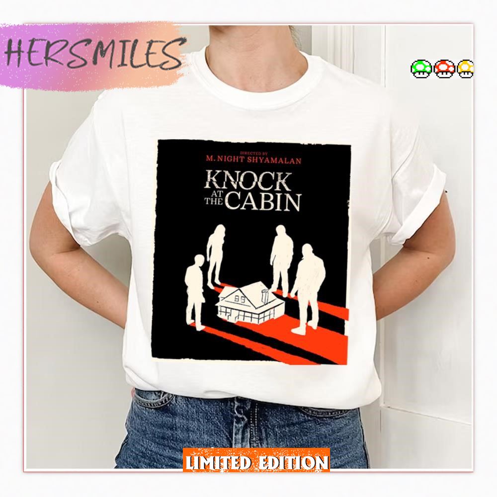 Book Cover Design Knock At The Cabin T-Shirt Book Cover Design Knock At The Cabin T-Shirt