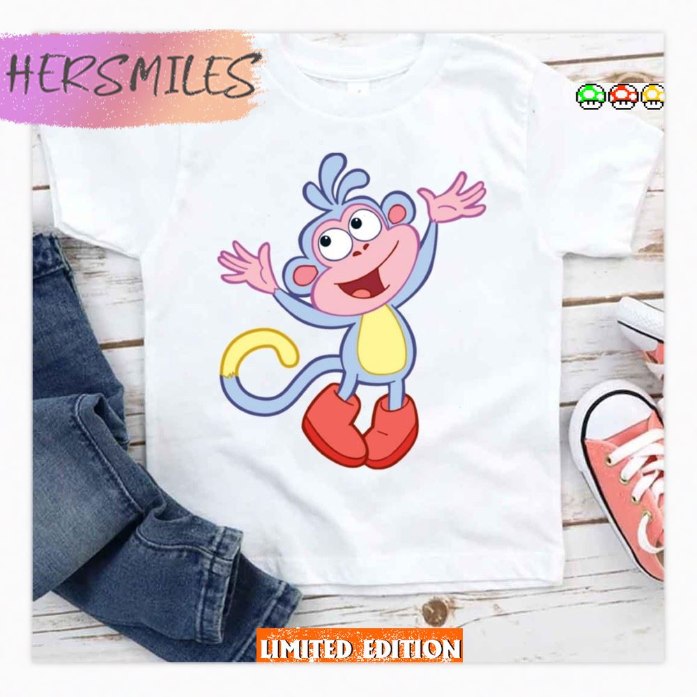 Boots From Dora The Explorer T-Shirt Boots From Dora The Explorer T-Shirt