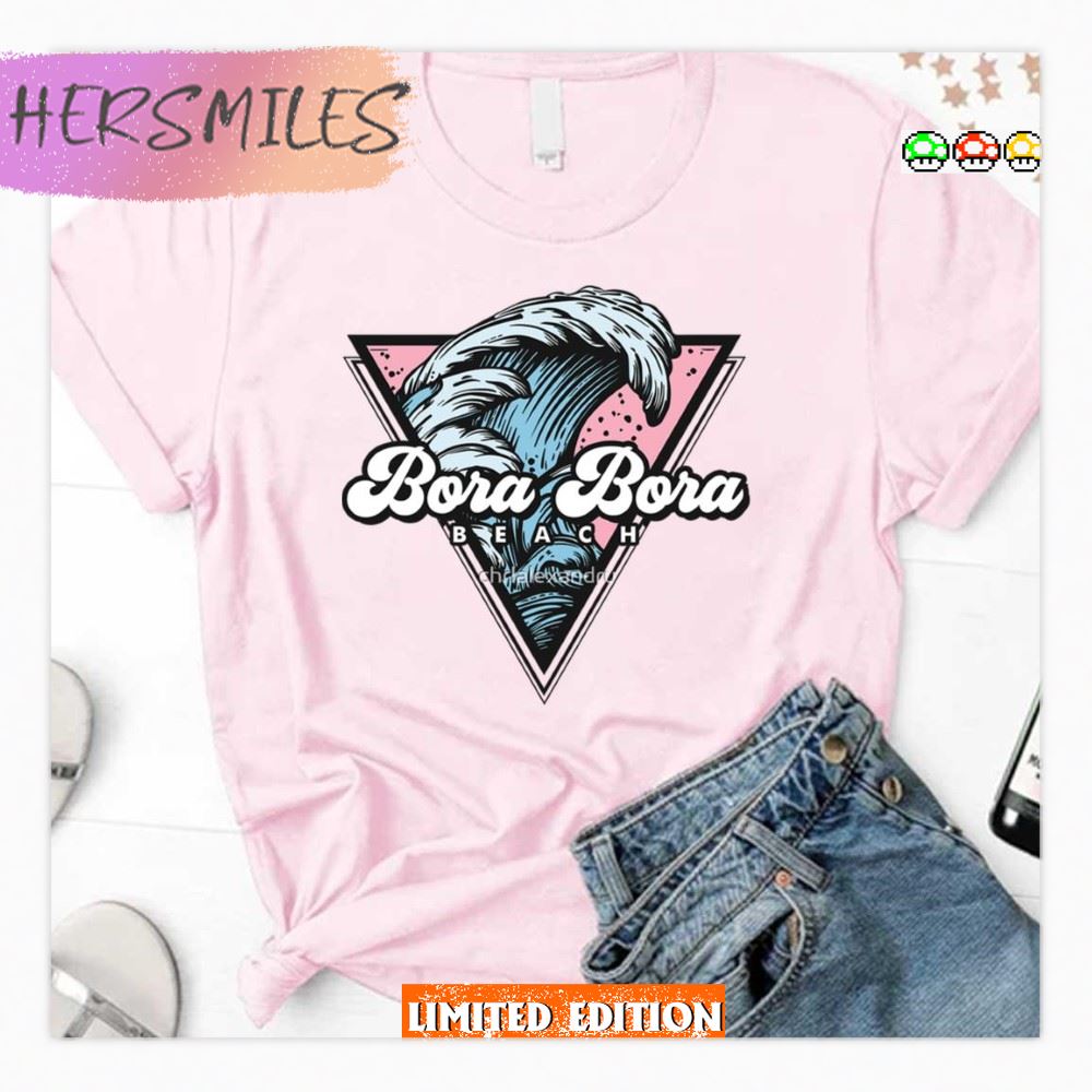 Bora Bora Waves Beach T-Shirt