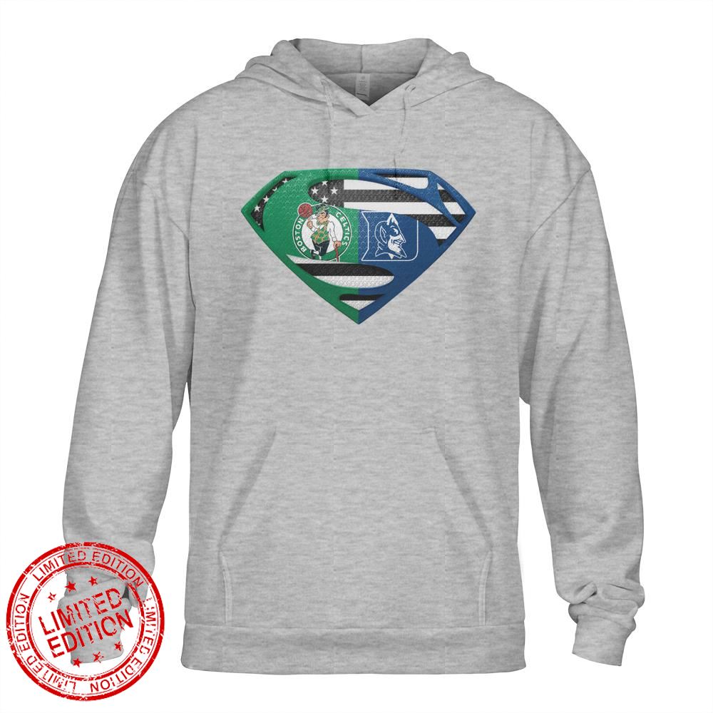 Boston Celtics Duke Blue Devils Superman Logo Us Flag Shirt Boston Celtics Duke Blue Devils Superman Logo Us Flag Shirt