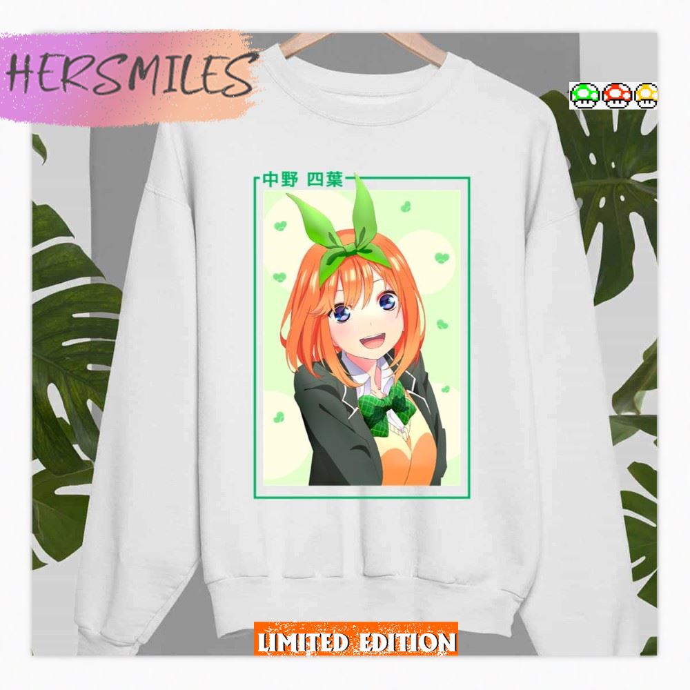 Bowknots Yotsuba Nakano The Quintessential Quintuplets Shirt