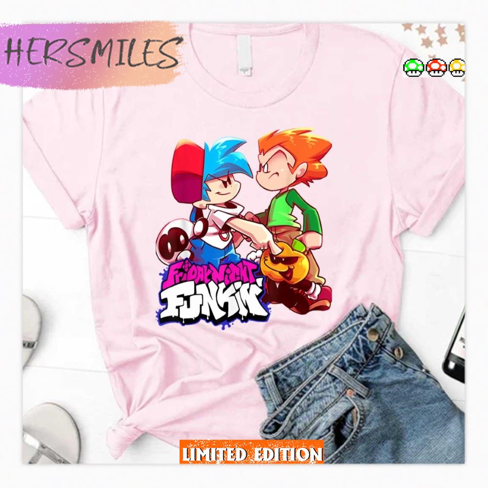 Boyfriend And Pico Friday Night Funkin T-Shirt