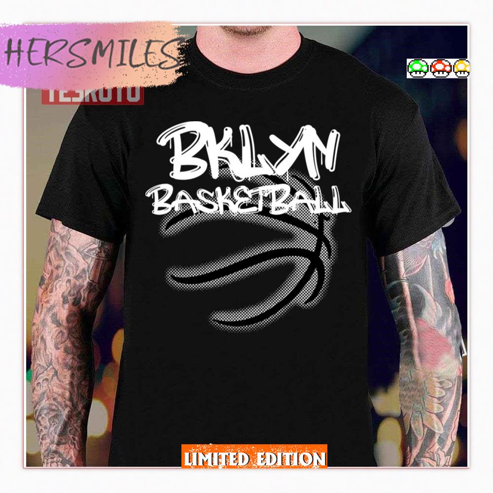 Brooklyn Net Basketball Fan Graffiti The Ball Art Shirt
