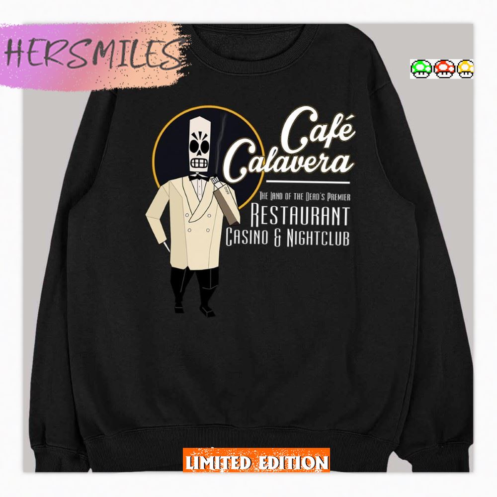 Cafe Calavera Grim Fandango T-Shirt