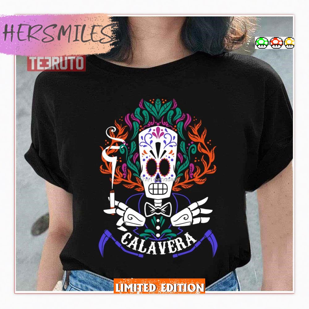 Calavera Aesthetic Design Grim Fandango T-Shirt