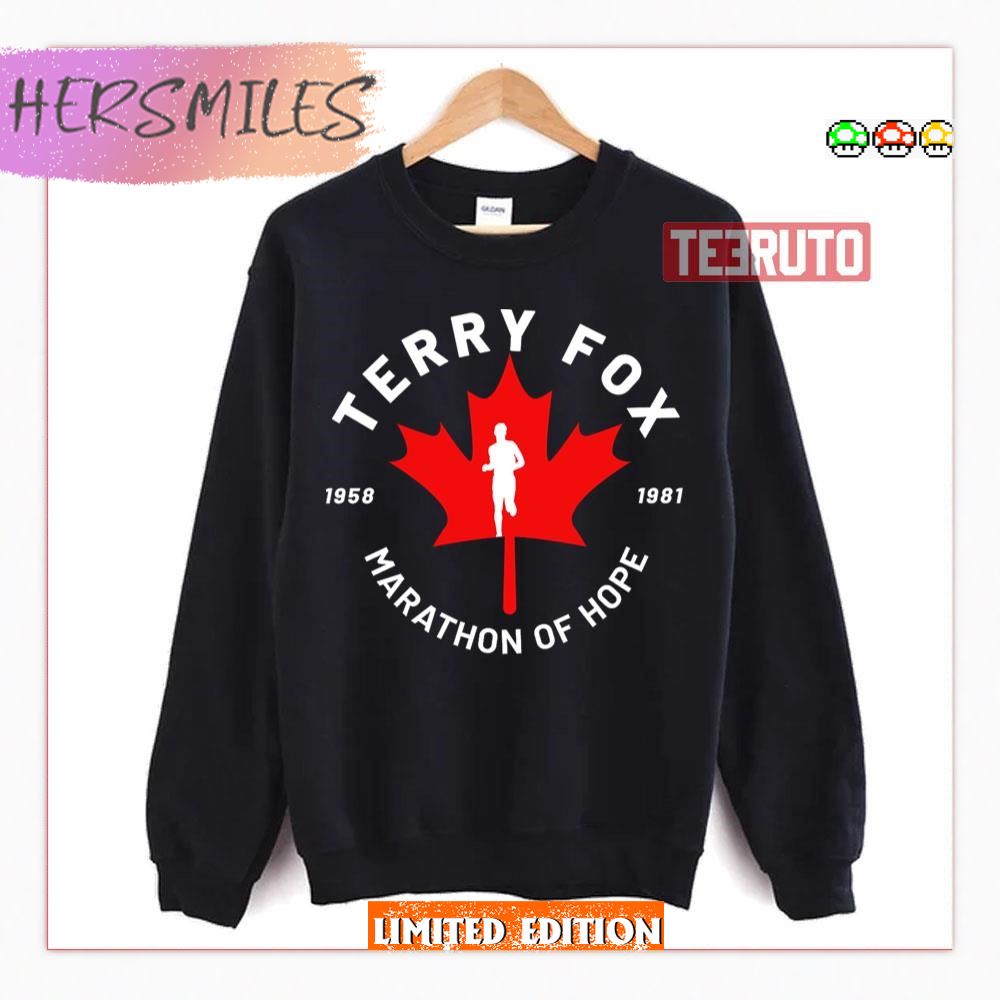 Canada Terry Fox Maple Leaf T-Shirt
