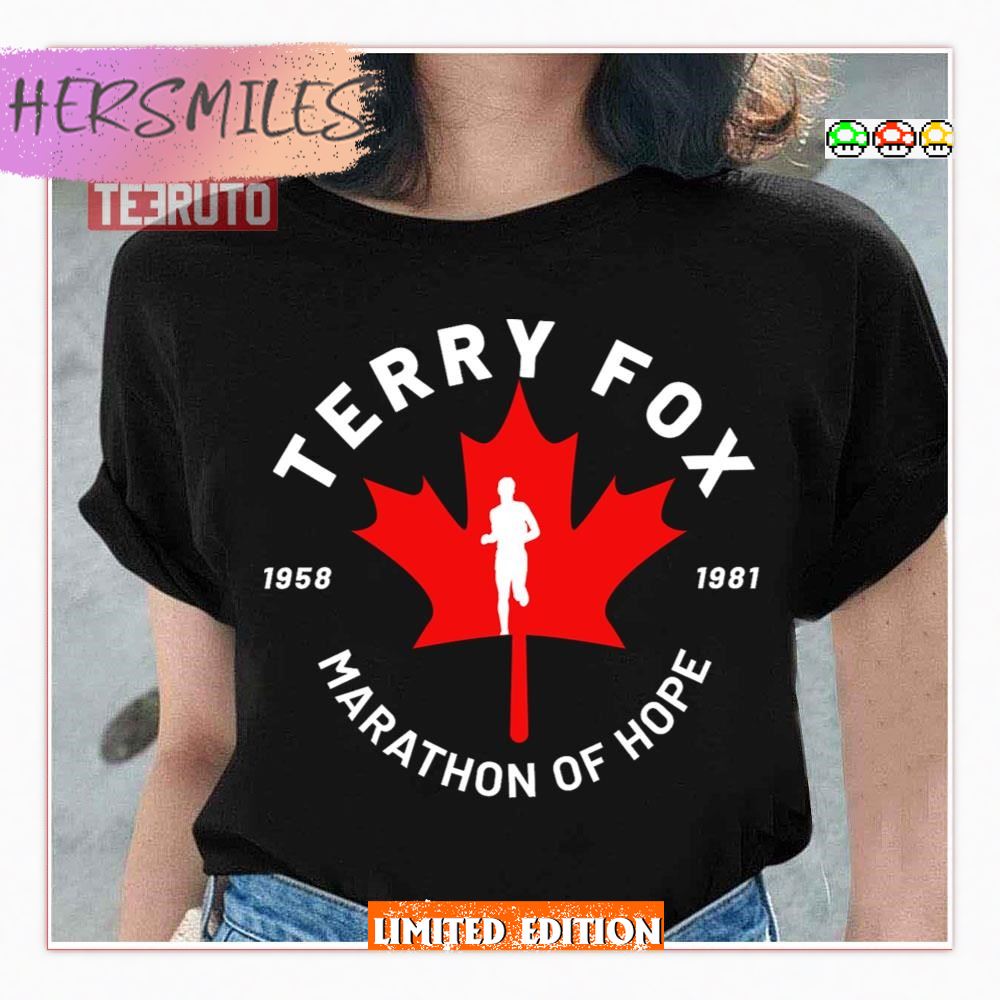 Canada Terry Fox Maple Leaf T-Shirt