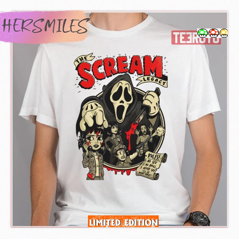 Cartoon Design Scream Vi Reyro Shirt