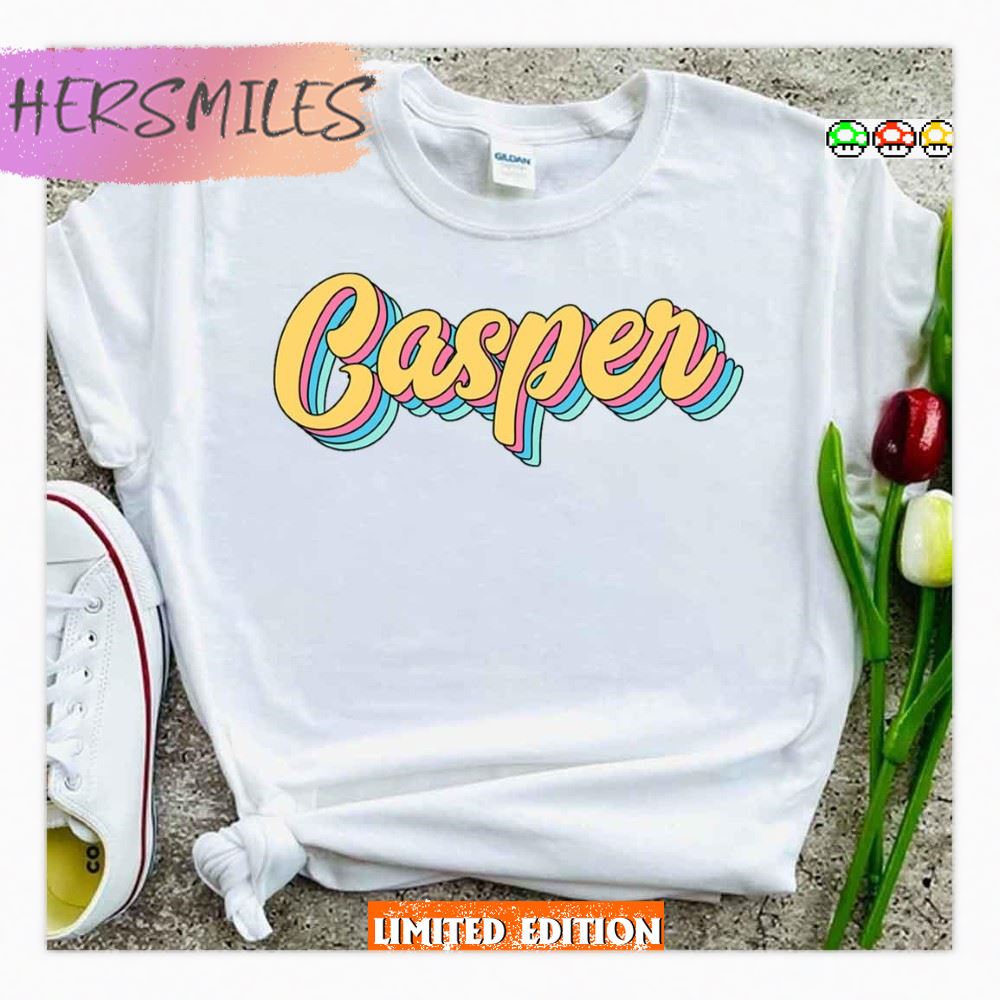 Casper Retro Yellow Script T-Shirt Casper Retro Yellow Script T-Shirt
