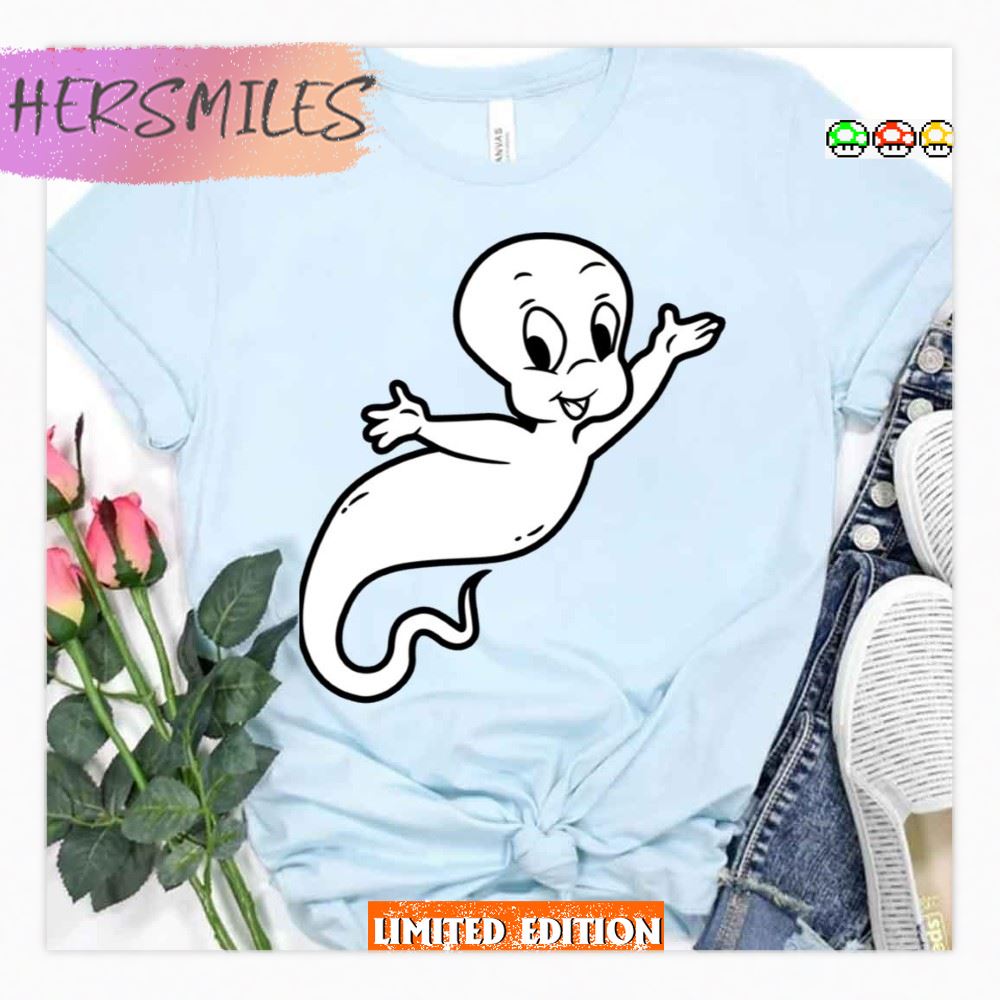Casper The Ghost Cute Cartoon T-Shirt
