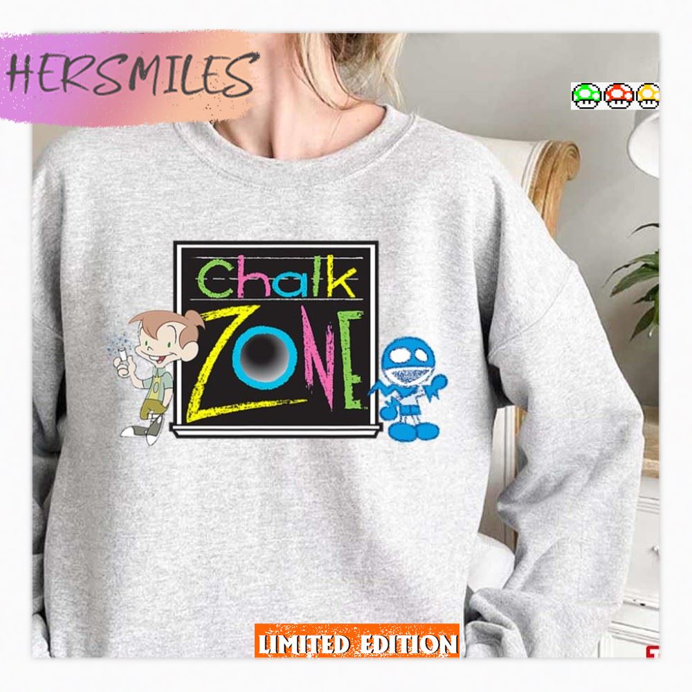 Chalkzone Logo With Rudy And Snap T-Shirt