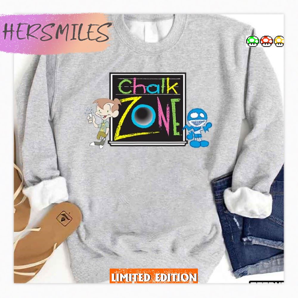 Chalkzone Logo With Rudy And Snap T-Shirt