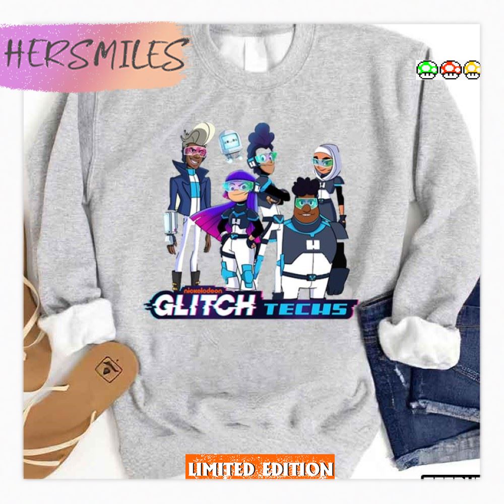 Characters Design Glitch Techs T-Shirt