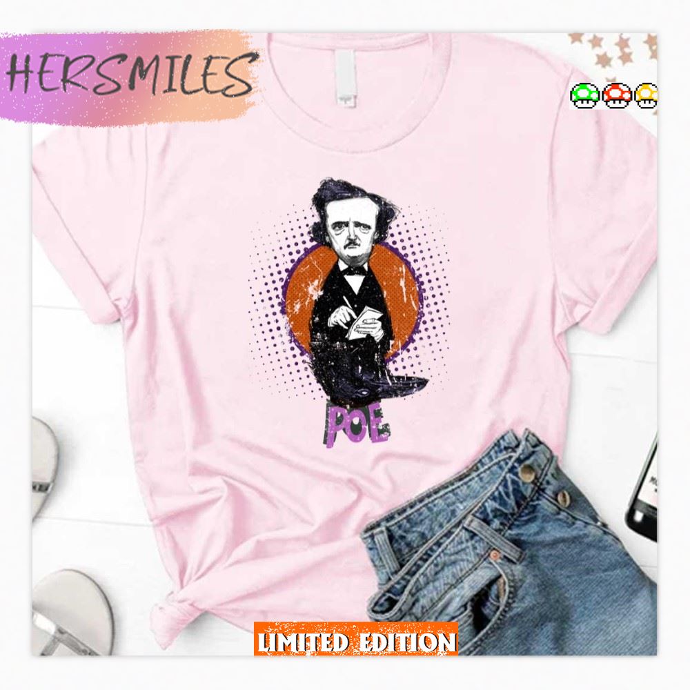 Chibi Edgar Allan Poe Bird Fanart Shirt