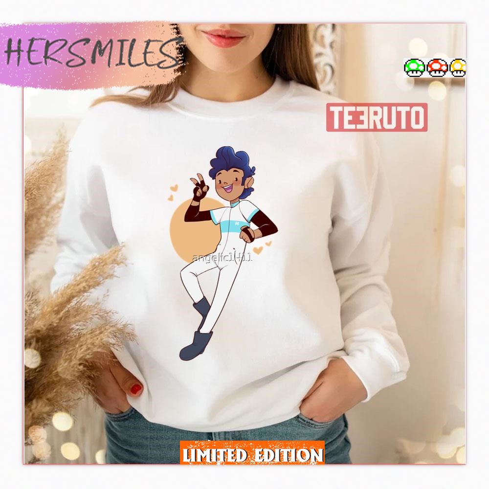 Chibi Five Say Hi Glitch Techs T-Shirt