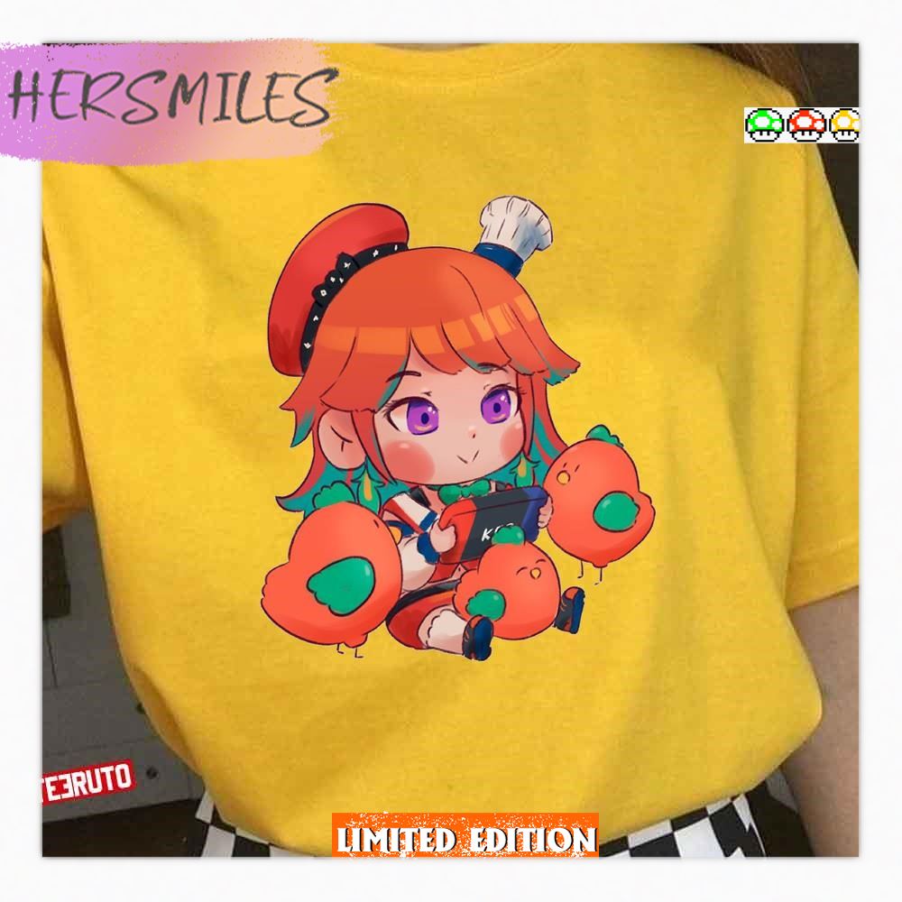 Chibi Takanashi Kiara From Hololive Shirt