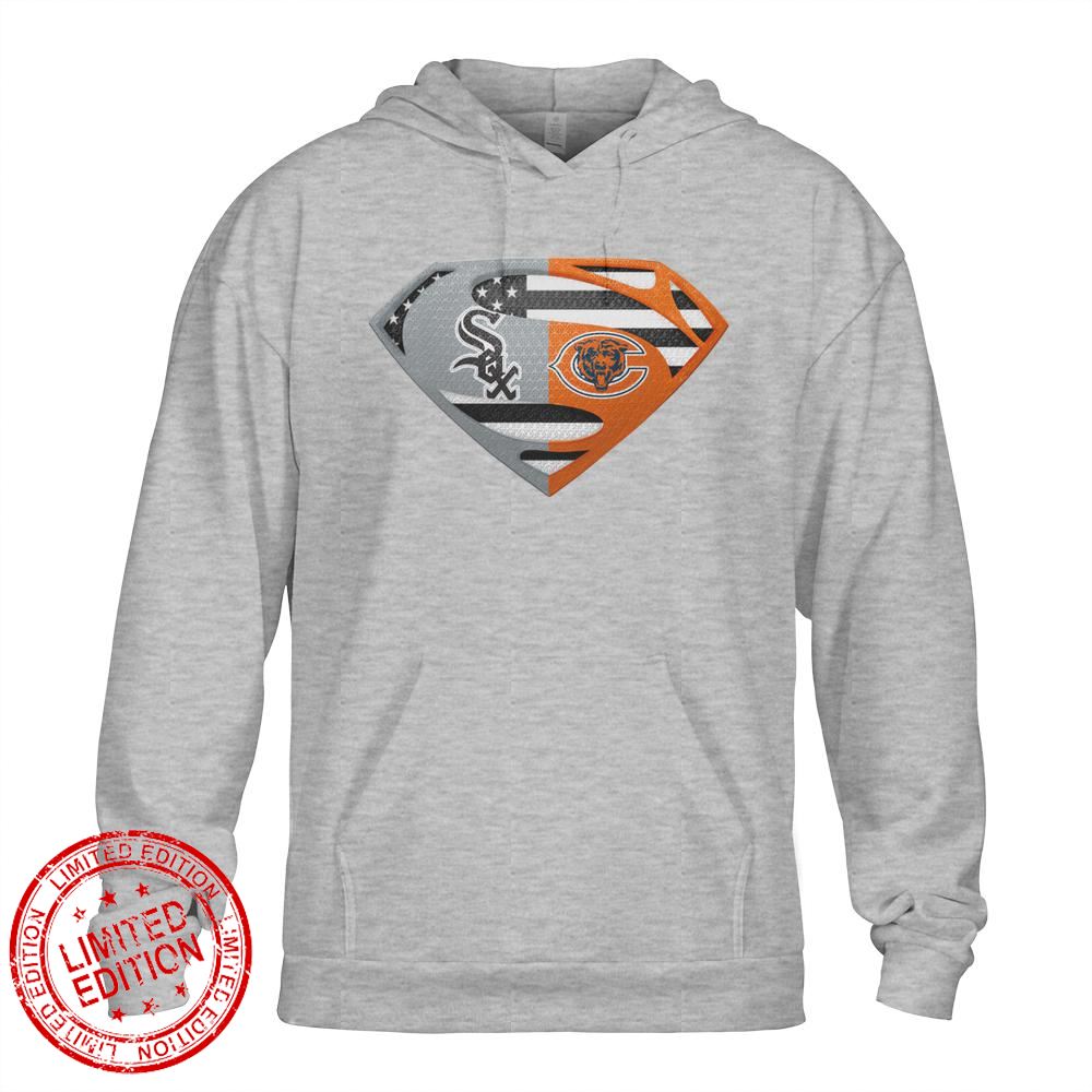 Chicago Bears Chicago White Sox Superman Logo Us Flag Shirt Chicago Bears Chicago White Sox Superman Logo Us Flag Shirt