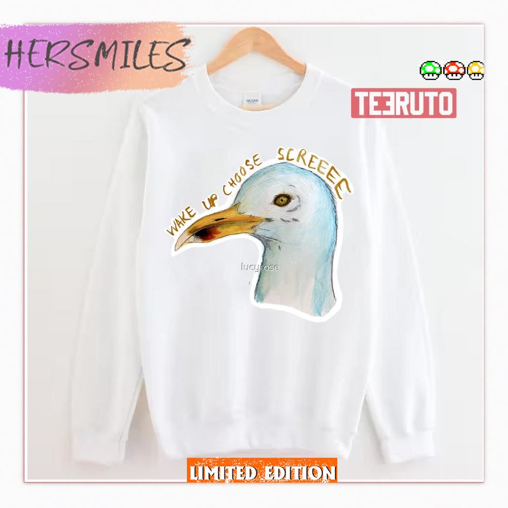 Choose Screeeee Seagull T-Shirt