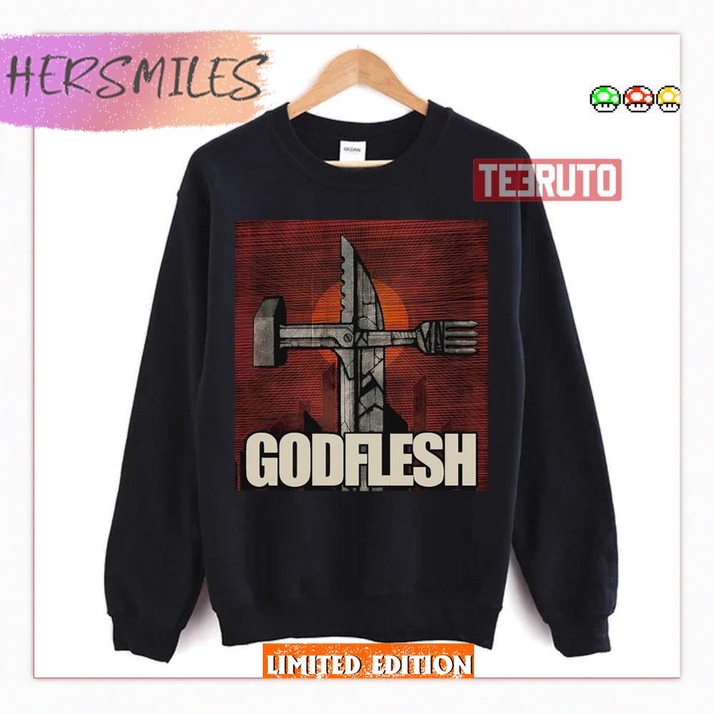 Christbait Rising Godflesh 90s Band T-Shirt Christbait Rising Godflesh 90s Band T-Shirt