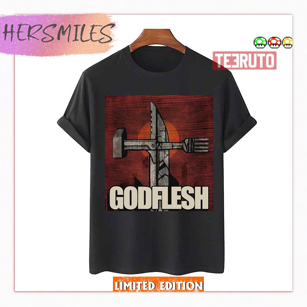 Christbait Rising Godflesh 90s Band T-Shirt