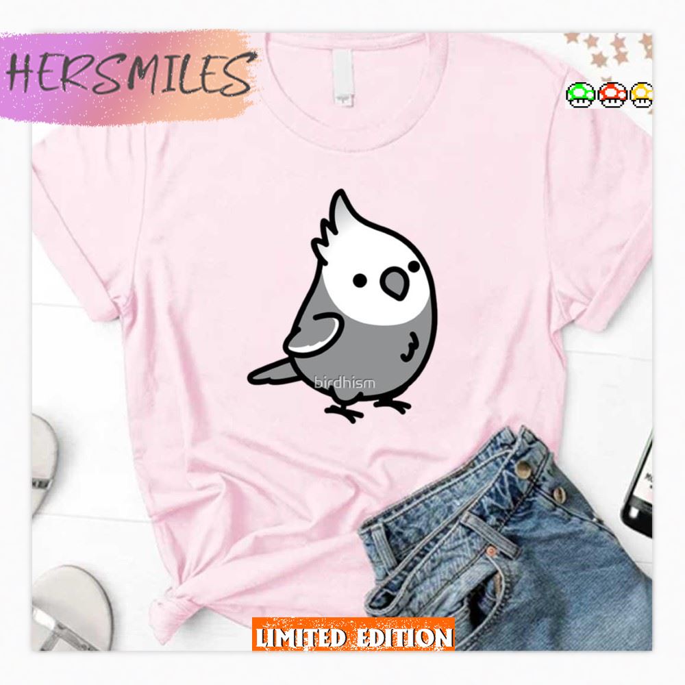 Chubby White Faced Cockatiel T-Shirt