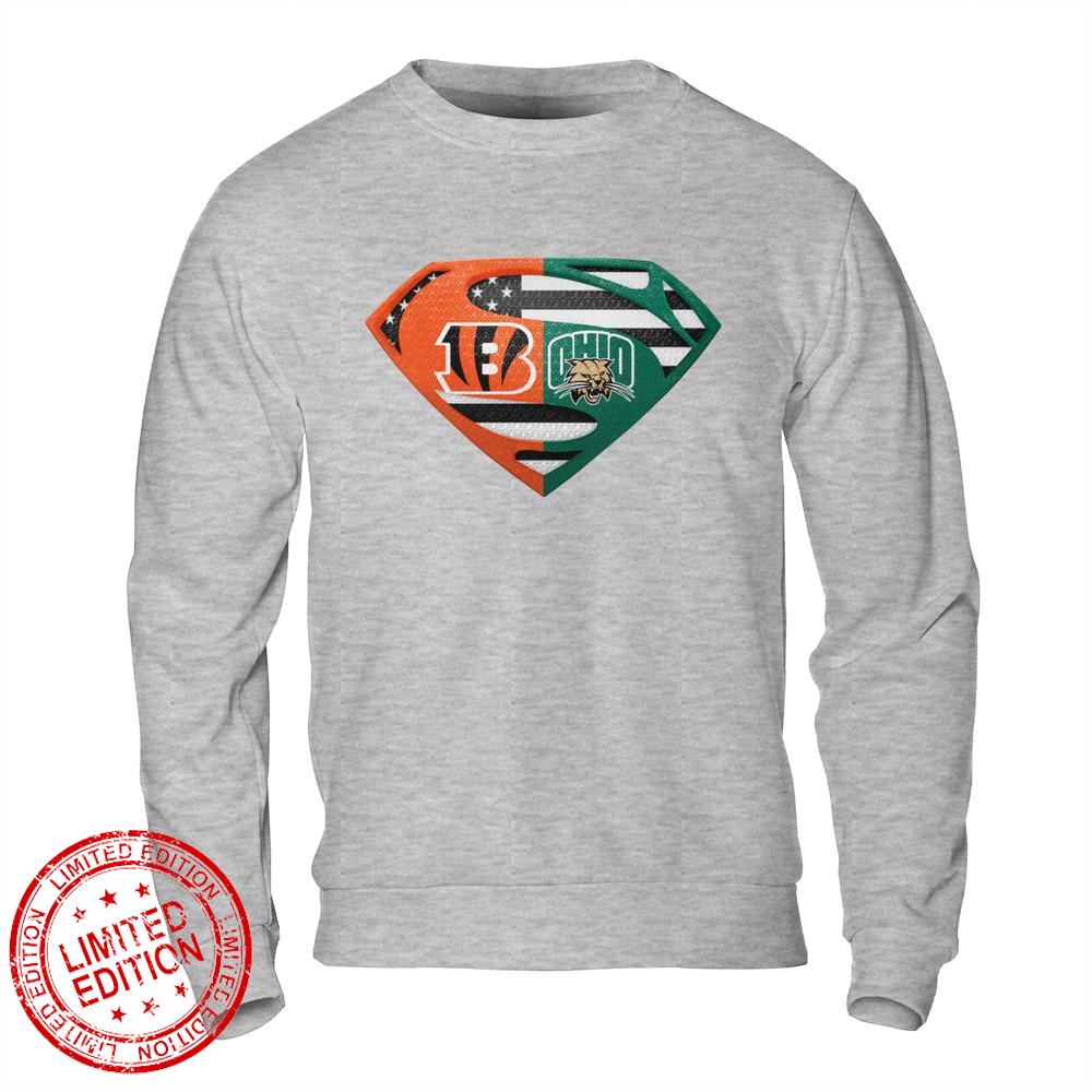 Cincinnati Bengals Ohio Bobcats Superman Shirt - Peanutstee