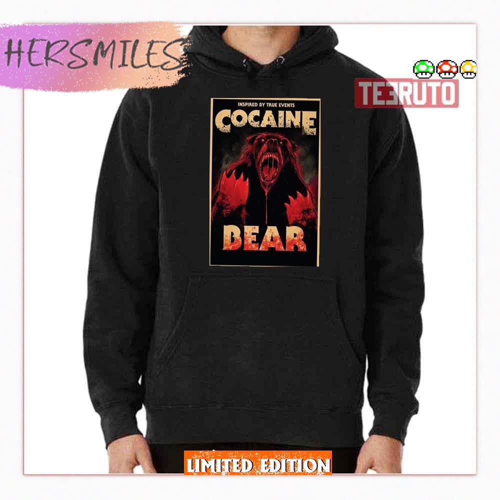 Cocaine Bear Movie Graphic T-Shirt