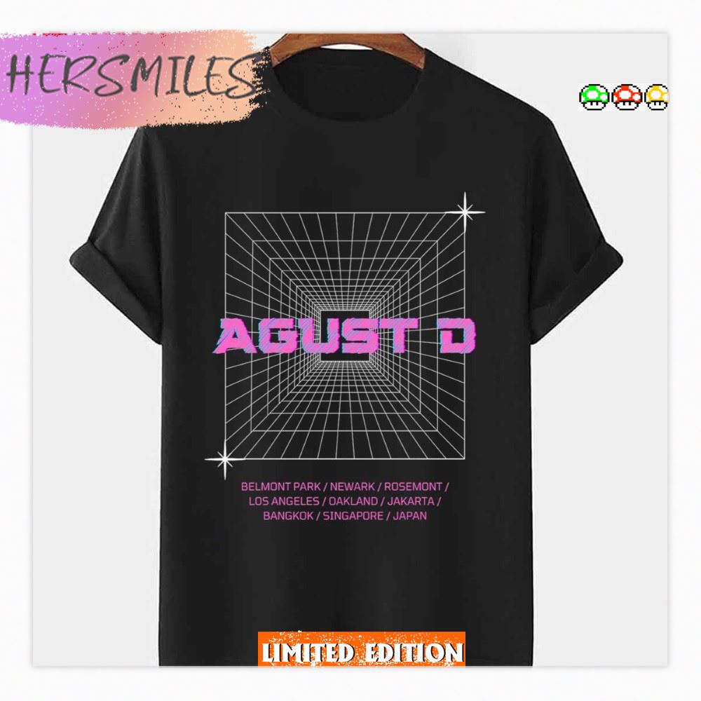 Coming Agust D BTS Suga Tour 2023 Shirt
