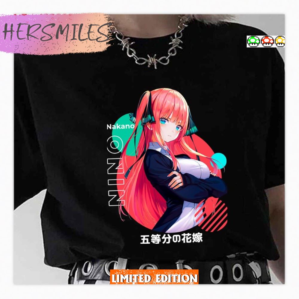 Nino Nakano - 5 toubun no Hanayome Classic Unisex Shirt anime, 5