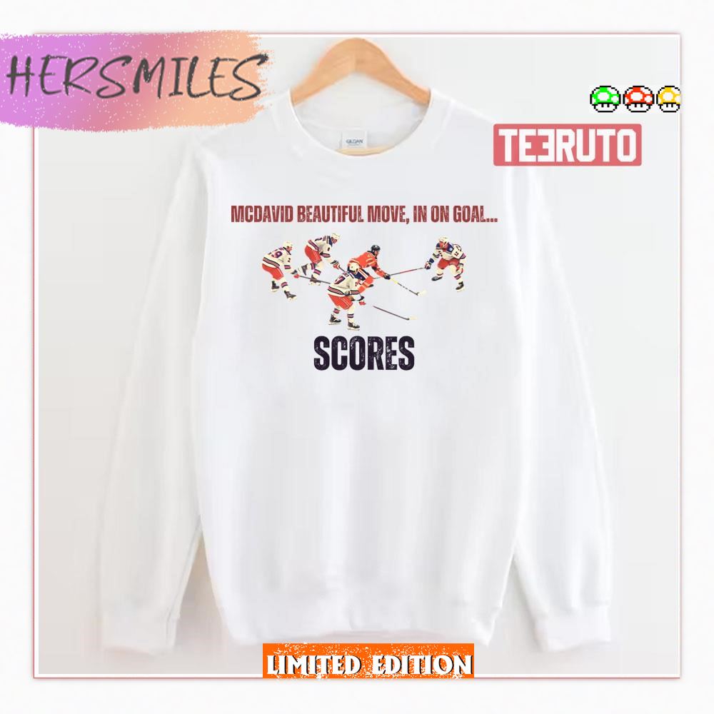 Connor Mcdavid Hockey Player Edmonton Oilers Shirt