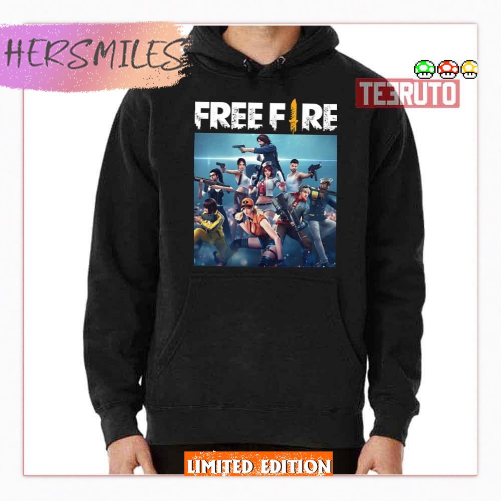 Cool Squad Game Garena Free Fire T-Shirt