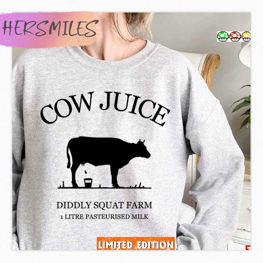 Cow Juice Diddly Squat Farm T-Shirt