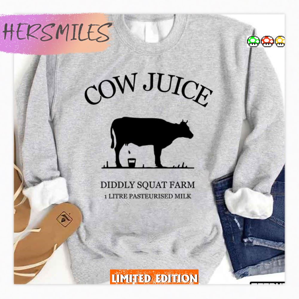Cow Juice Diddly Squat Farm T-Shirt
