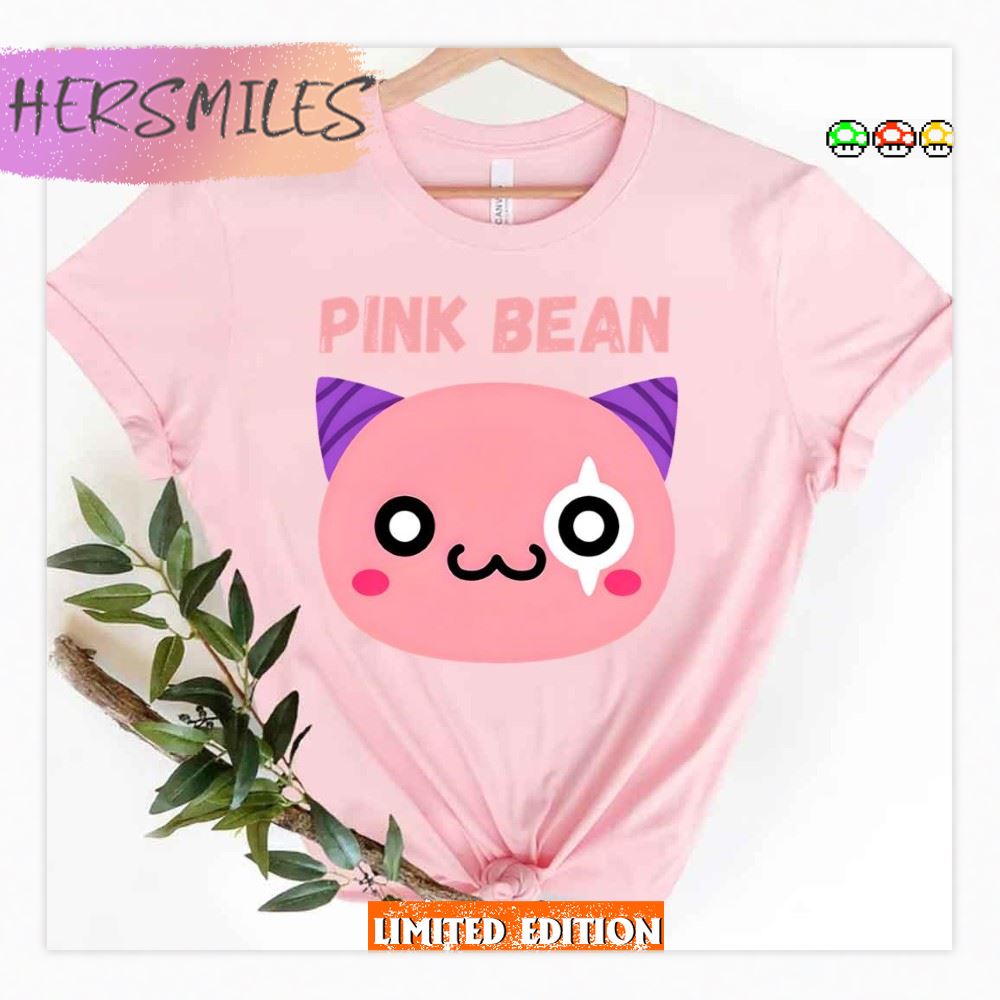 Cute Face Pink Bean Maplestory T-Shirt Cute Face Pink Bean Maplestory T-Shirt